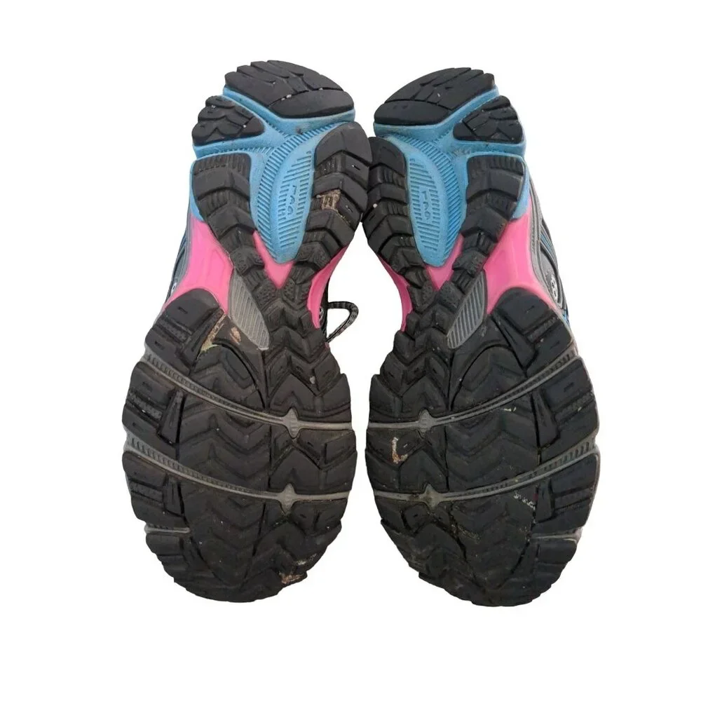 Asics Gel Kahana 8 Running Shoe Sneaker Womens 6.5 Gray Outdoor‎ Trail Lace Up